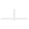 Ekena Millwork Eugene Architectural Grade PVC Gable Bracket, 108"W x 40 1/2"H x 2"D x 6"F, 9/12 Pitch GBP108X41X0206EUG00 - alternate 5